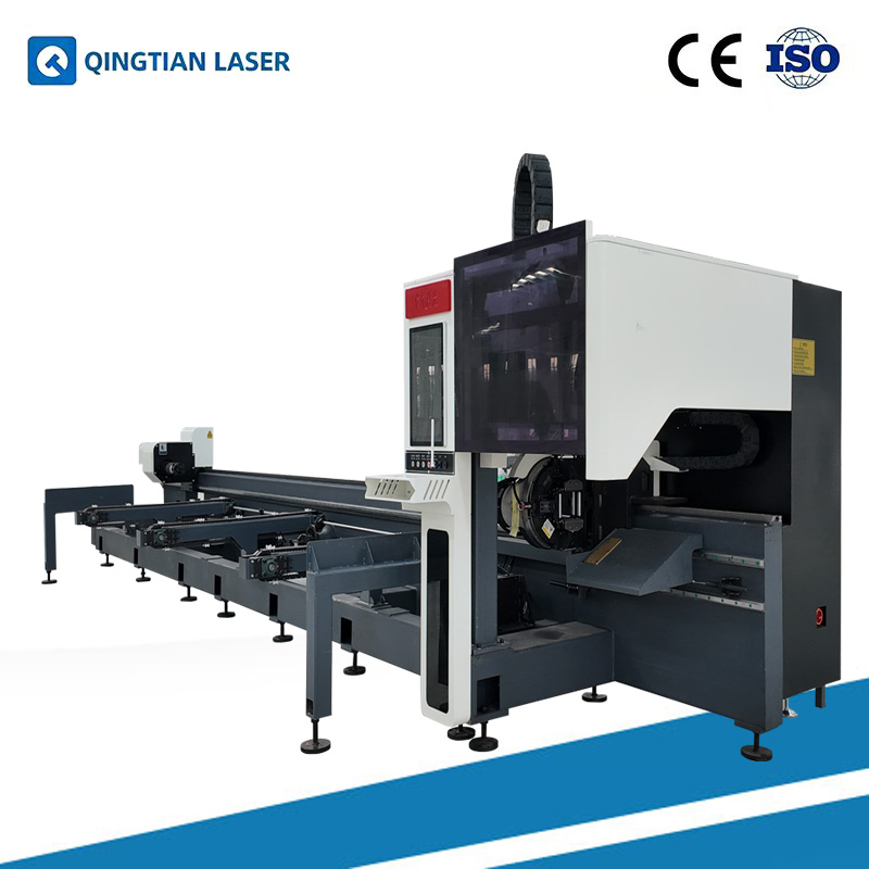 Semi-Automatic Loading Heavy-Duty Tube Laser Cutting Machine (240mm) - Large-batch pipe cutting, air and gas pipe pro...