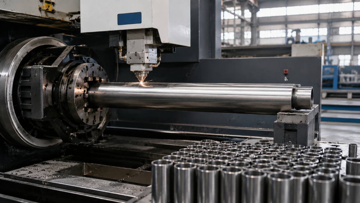 High precision of four-axis linkage: How to achieve precision machining of complex pipes?