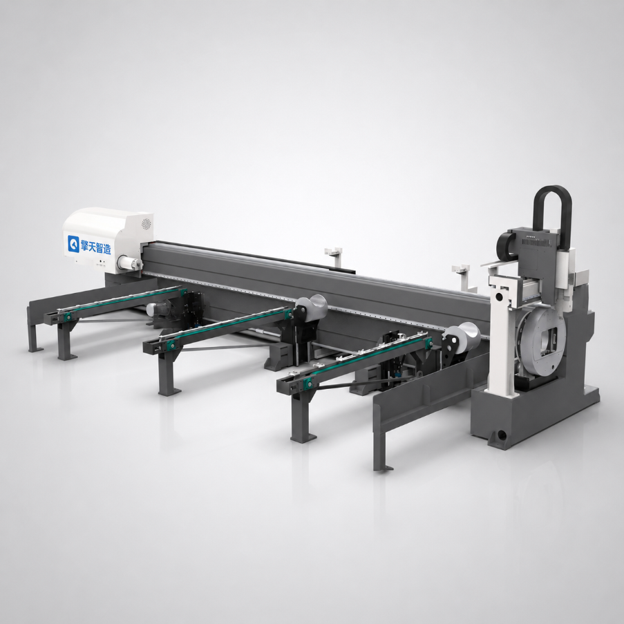 6012BL-3000W Semi-Automatic Feeding Laser Pipe Cutting Machine